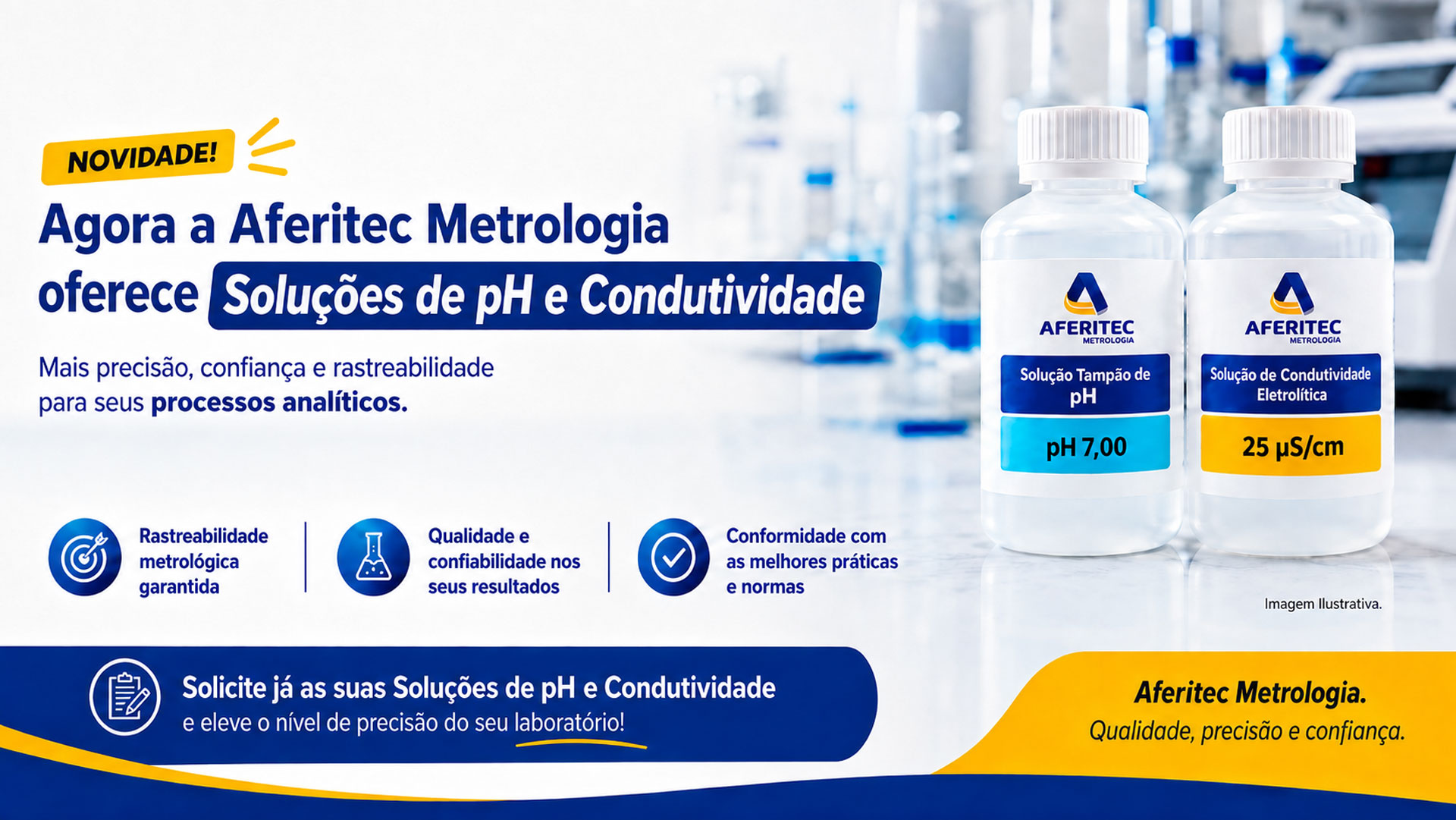 Soluções de pH e Condutividade